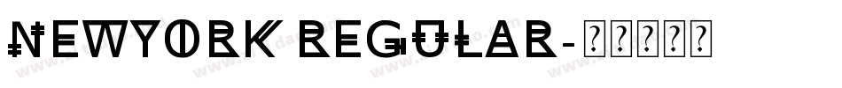 NewYork Regular字体转换